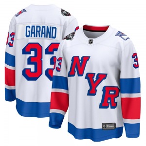 Dylan Garand New York Rangers Fanatics Branded Breakaway White 2024 Stadium Series Jersey