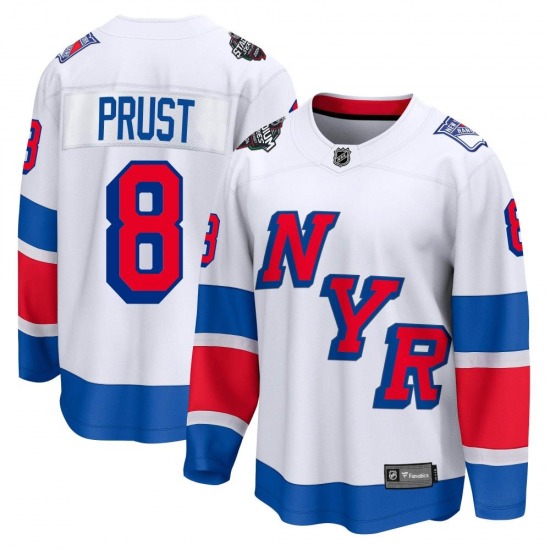 Brandon Prust New York Rangers Fanatics Branded Breakaway White 2024 Stadium Series Jersey
