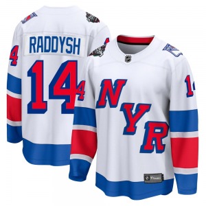 Taylor Raddysh New York Rangers Fanatics Branded Breakaway White 2024 Stadium Series Jersey
