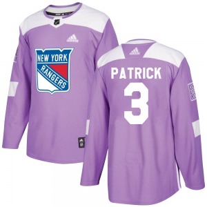 Youth James Patrick New York Rangers Adidas Authentic Purple Fights Cancer Practice Jersey