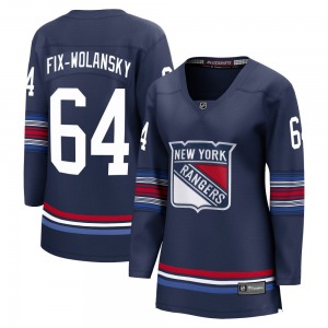 Women's Trey Fix-Wolansky New York Rangers Fanatics Branded Premier Navy Breakaway Alternate Jersey