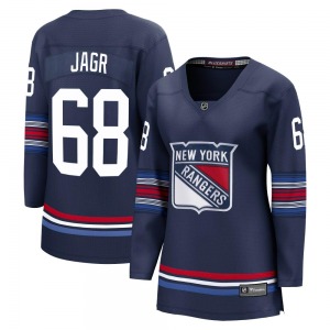 Women's Jaromir Jagr New York Rangers Fanatics Branded Premier Navy Breakaway Alternate Jersey