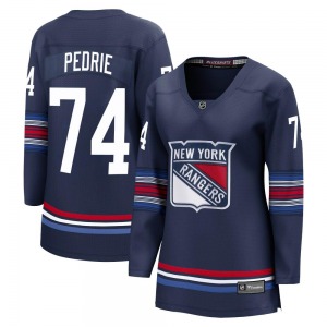 Women's Vince Pedrie New York Rangers Fanatics Branded Premier Navy Breakaway Alternate Jersey