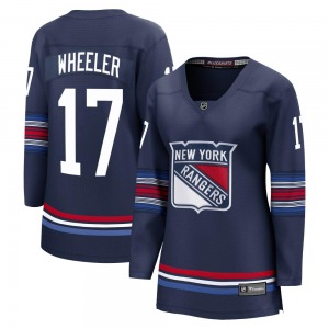 Women's Blake Wheeler New York Rangers Fanatics Branded Premier Navy Breakaway Alternate Jersey