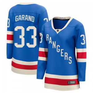 Women's Dylan Garand New York Rangers Fanatics Breakaway Blue Centennial Jersey