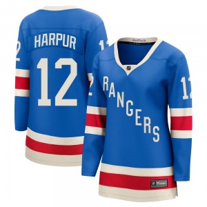 Women's Ben Harpur New York Rangers Fanatics Breakaway Blue Centennial Jersey