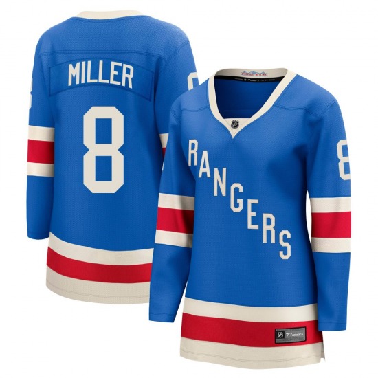 Women's J.T. Miller New York Rangers Fanatics Breakaway Blue Centennial Jersey