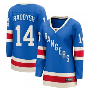 Women's Taylor Raddysh New York Rangers Fanatics Breakaway Blue Centennial Jersey