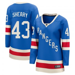 Women's Conor Sheary New York Rangers Fanatics Breakaway Blue Centennial Jersey