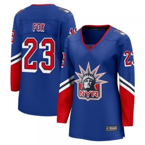 Women's Adam Fox New York Rangers Fanatics Branded Breakaway Royal Special Edition 2.0 Jersey