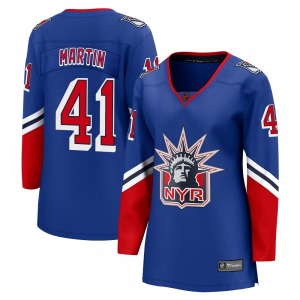 Women's Spencer Martin New York Rangers Fanatics Branded Breakaway Royal Special Edition 2.0 Jersey