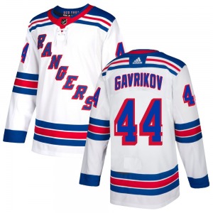 Vladislav Gavrikov New York Rangers Adidas Authentic White Jersey