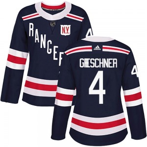 Women's Ron Greschner New York Rangers Adidas Authentic Navy Blue 2018 Winter Classic Home Jersey