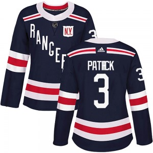 Women's James Patrick New York Rangers Adidas Authentic Navy Blue 2018 Winter Classic Home Jersey