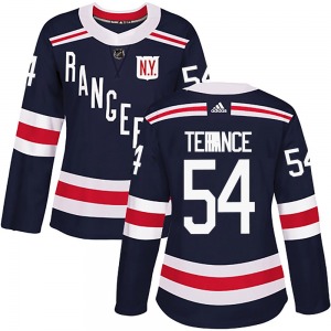 Women's Carey Terrance New York Rangers Adidas Authentic Navy Blue 2018 Winter Classic Home Jersey