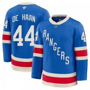 Calvin de Haan New York Rangers Fanatics Premium Blue Centennial Jersey