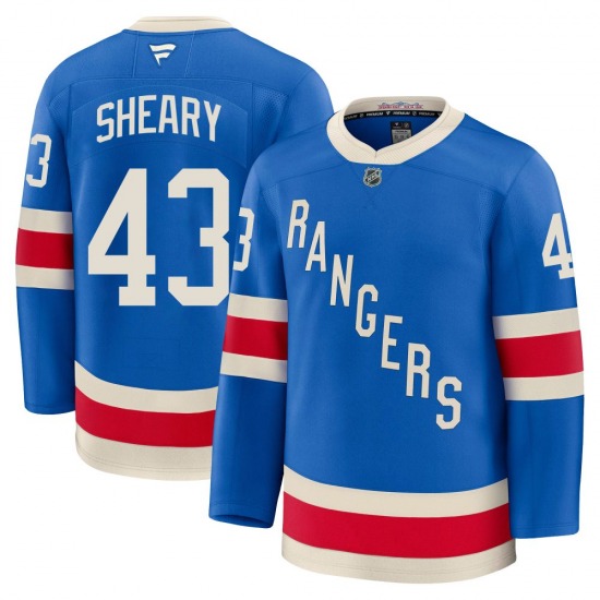 Conor Sheary New York Rangers Fanatics Premium Blue Centennial Jersey