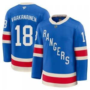 Urho Vaakanainen New York Rangers Fanatics Premium Blue Centennial Jersey