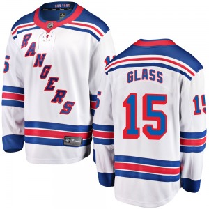 Youth Tanner Glass New York Rangers Fanatics Branded Breakaway White Away Jersey
