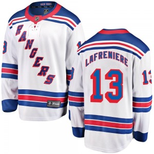 Youth Alexis Lafreniere New York Rangers Fanatics Branded Breakaway White Away Jersey