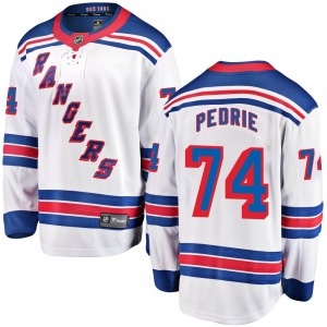 Youth Vince Pedrie New York Rangers Fanatics Branded Breakaway White Away Jersey