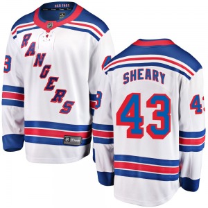 Youth Conor Sheary New York Rangers Fanatics Branded Breakaway White Away Jersey