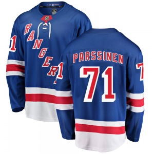 Youth Juuso Parssinen New York Rangers Fanatics Branded Breakaway Blue Home Jersey